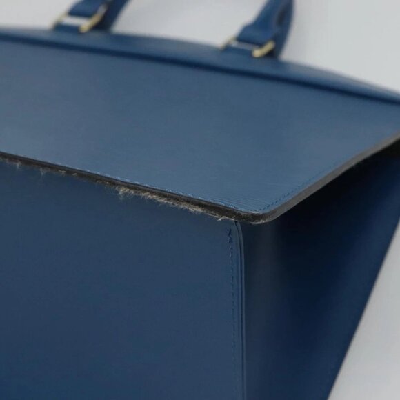 LOUIS VUITTON Epi Riviera Hand Bag Blue M48185 LV Auth BA1339 - Picture 3 of 13